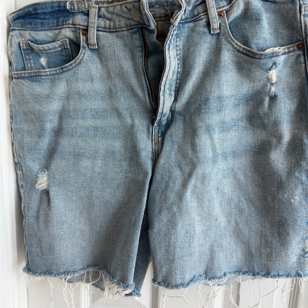 Old Navy O.G. Straight Secret Smooth Pockets Size 14 Denim Shorts